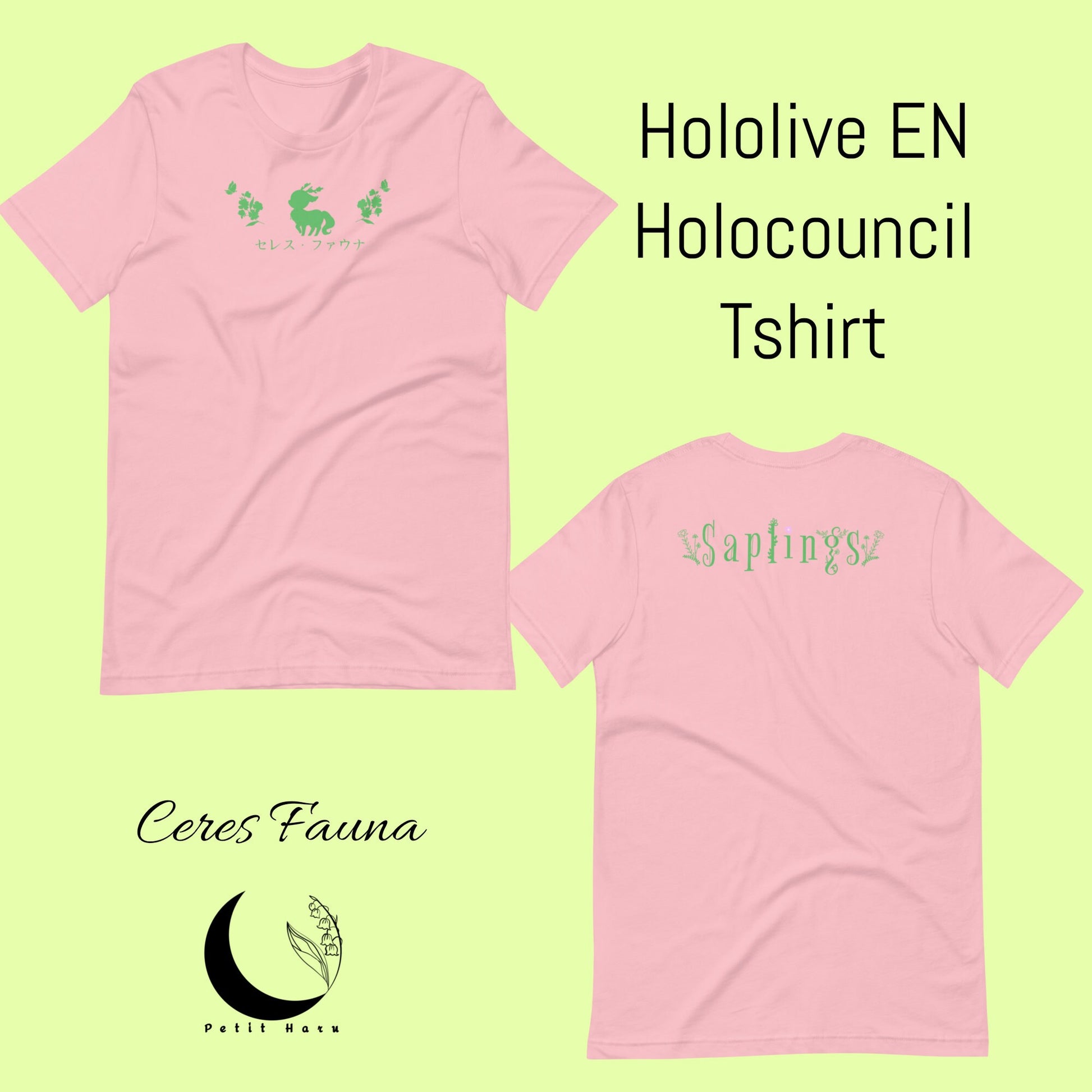 Ceres Fauna Merch Hololive Holocouncil Saplings Unisex t-shirt