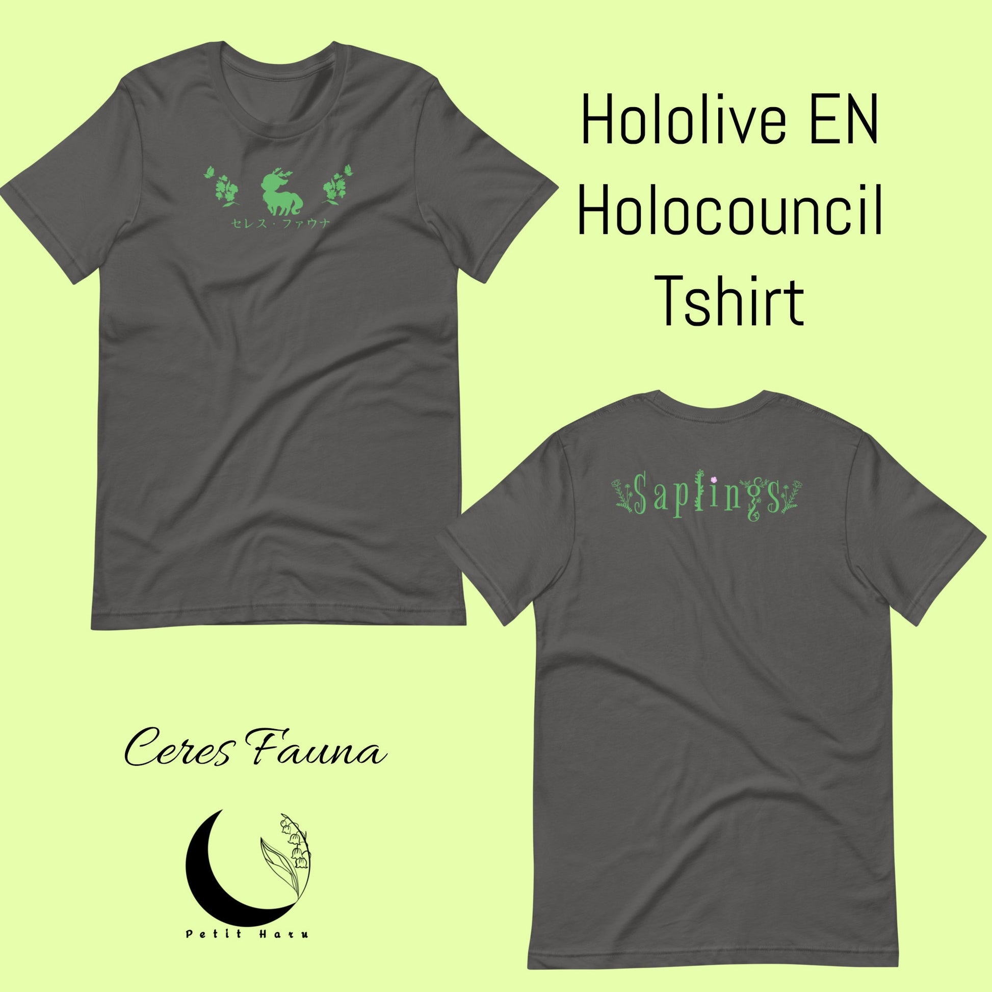 Ceres Fauna Merch Hololive Holocouncil Saplings Unisex t-shirt