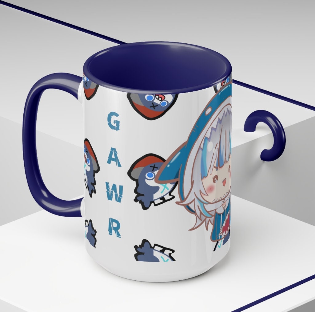 Hololive EN Gawr Gura Mug with Color Inside