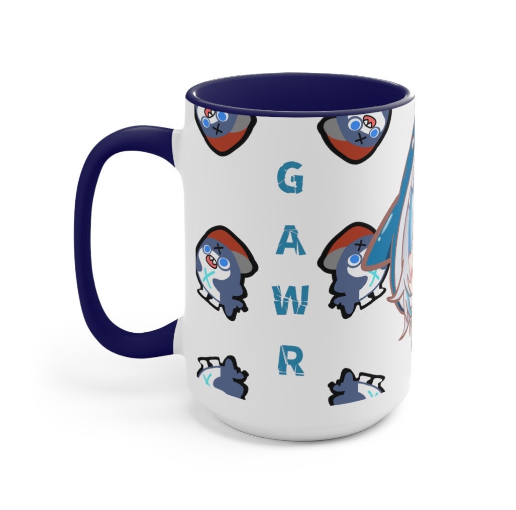 Hololive EN Gawr Gura Mug with Color Inside