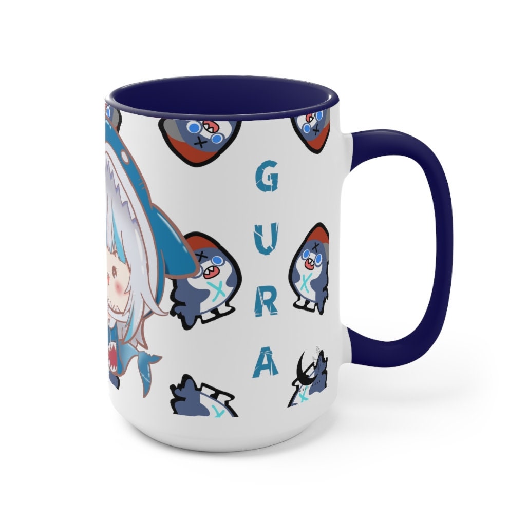 Hololive EN Gawr Gura Mug with Color Inside