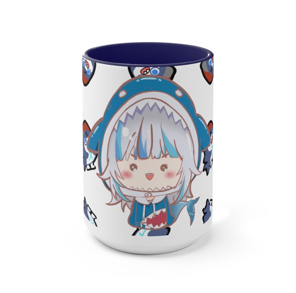 Hololive EN Gawr Gura Mug with Color Inside