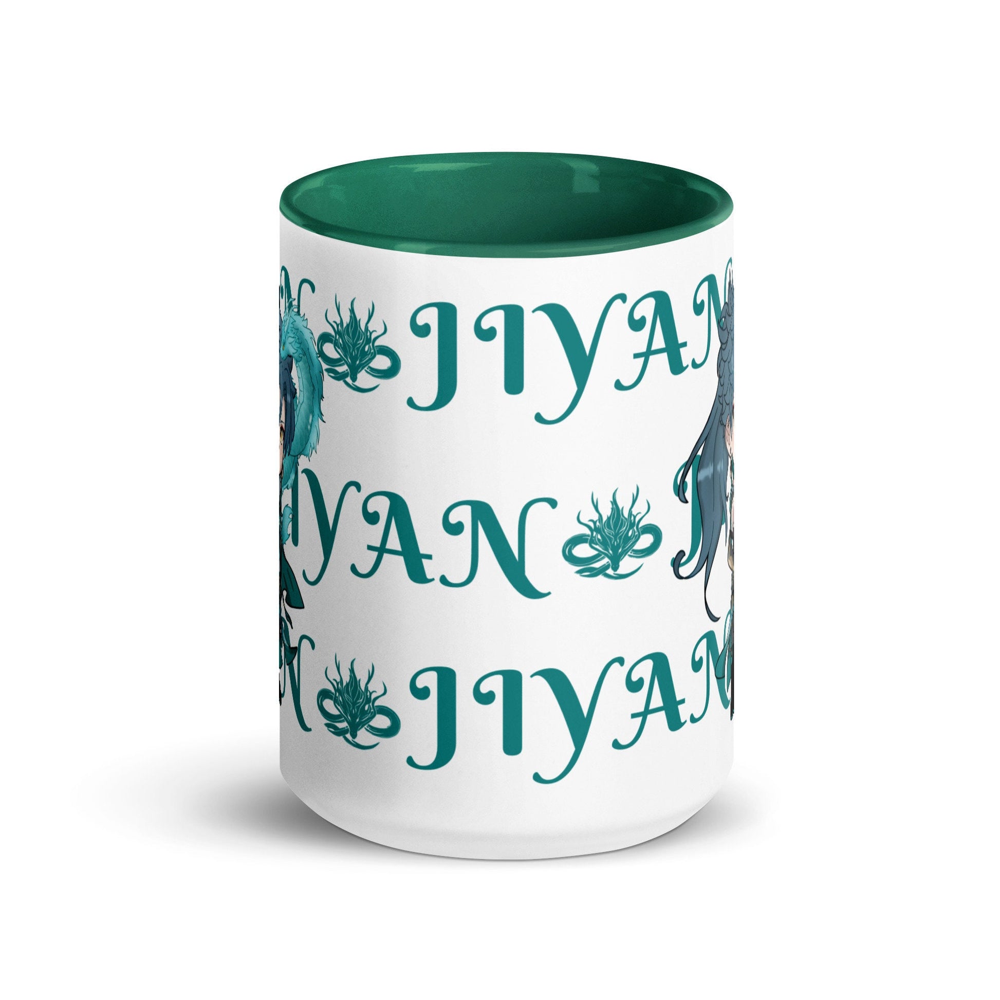 Jiyan Wuthering Waves Mug with Green Color Inside | 11oz & 15oz