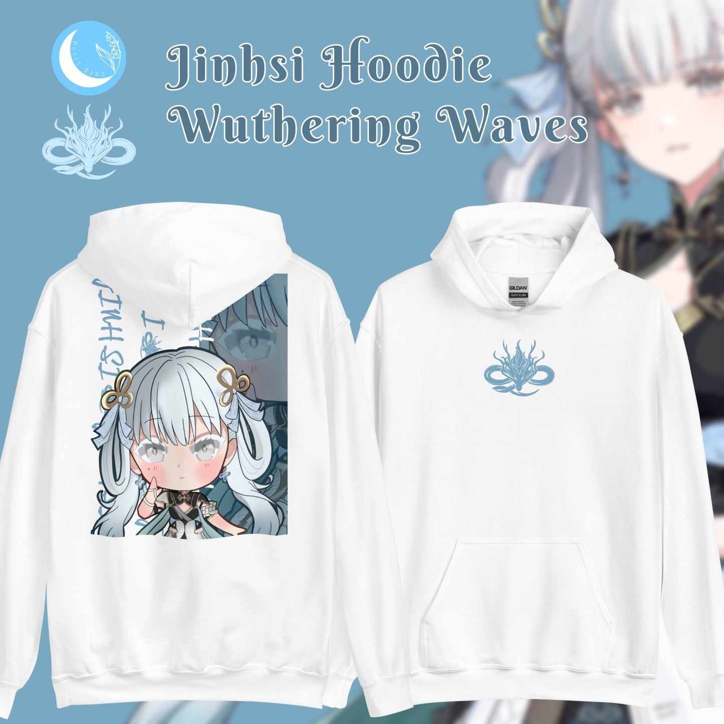 Jinhsi Wuthering Waves Fanart Unisex Hoodie