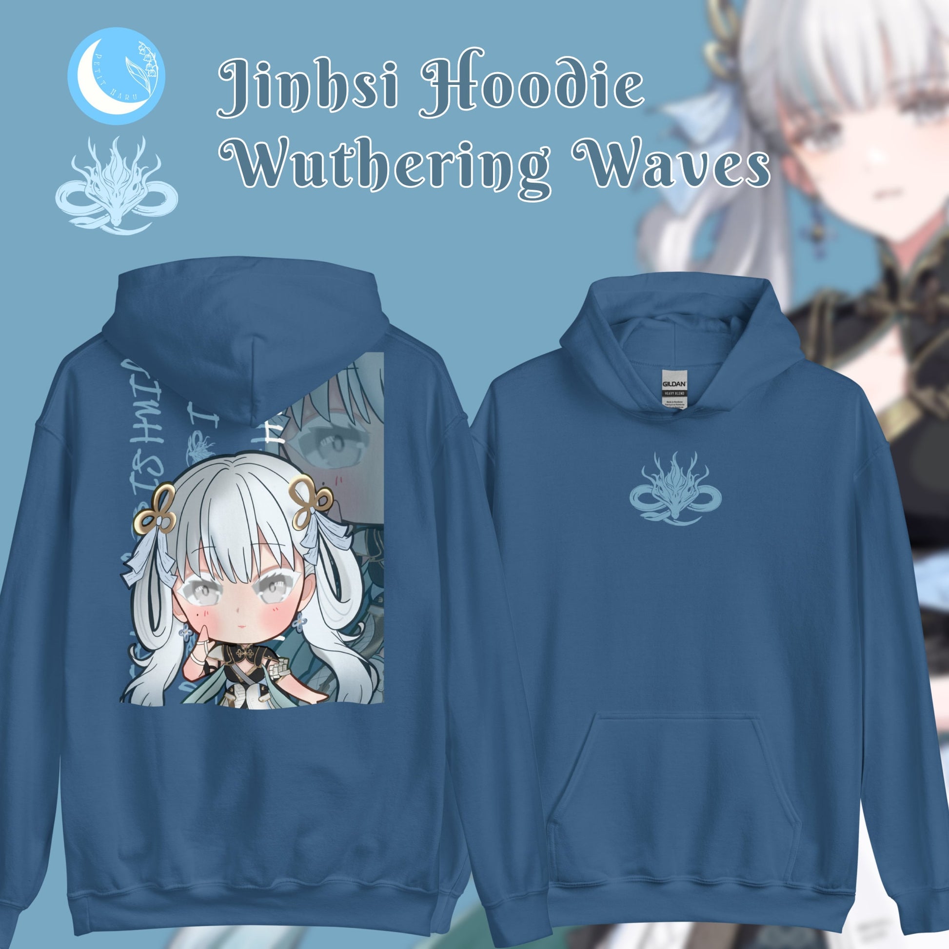 Jinhsi Wuthering Waves Fanart Unisex Hoodie