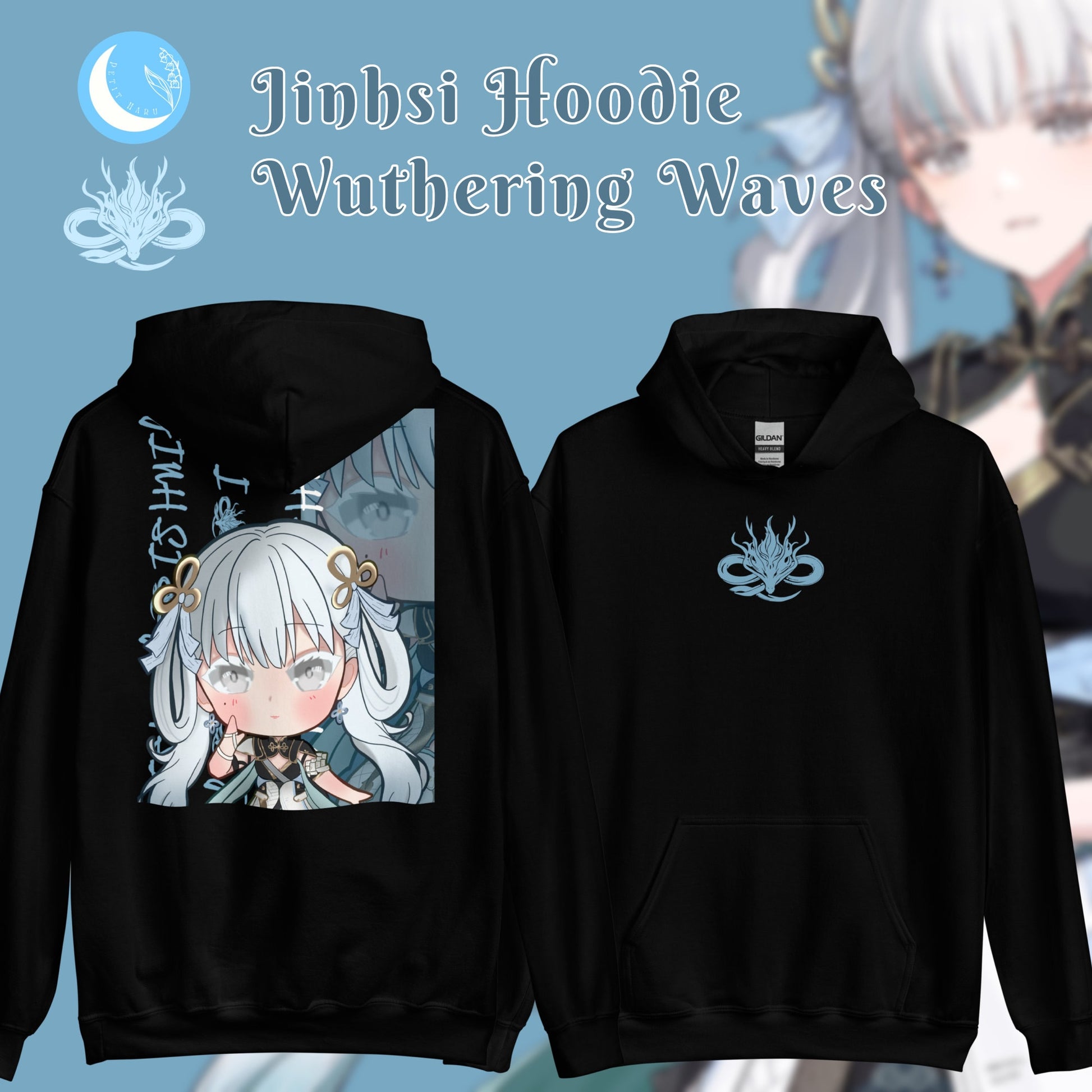 Jinhsi Wuthering Waves Fanart Unisex Hoodie