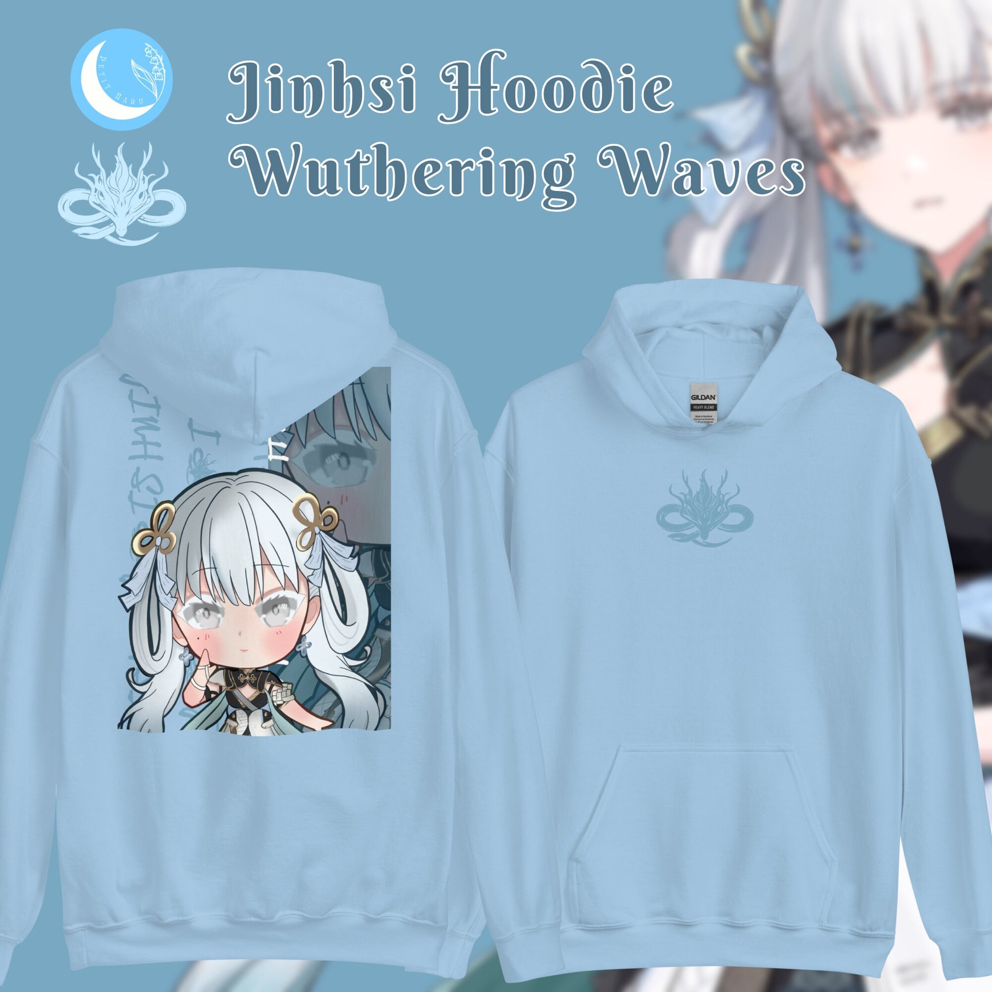 Jinhsi Wuthering Waves Fanart Unisex Hoodie